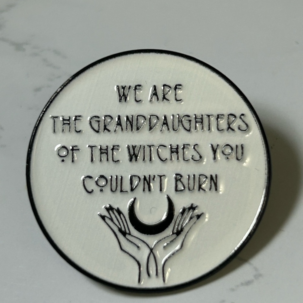 Inspirational Enamel Pin with Quote